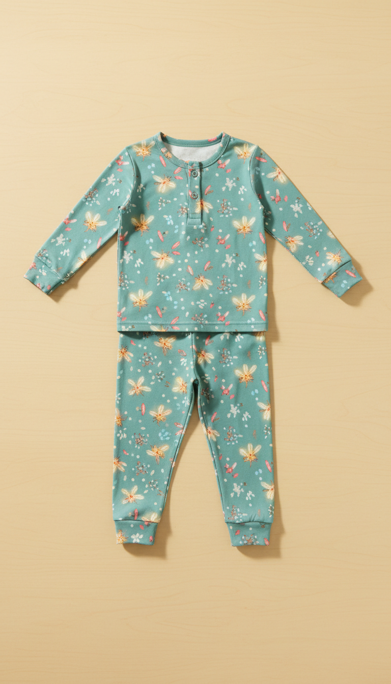 Firefly Chase bamboo two-piece pajamas