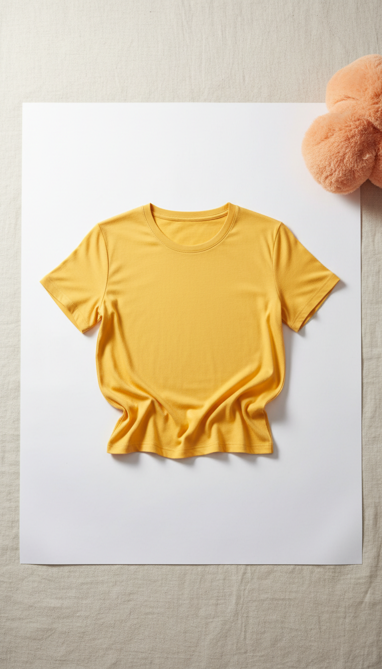Sunbeam Yellow bamboo tee